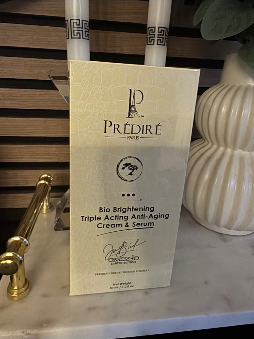 Prédiré Bio Brightening Triple Acting Anti-Aging Serum & Cream — Cream